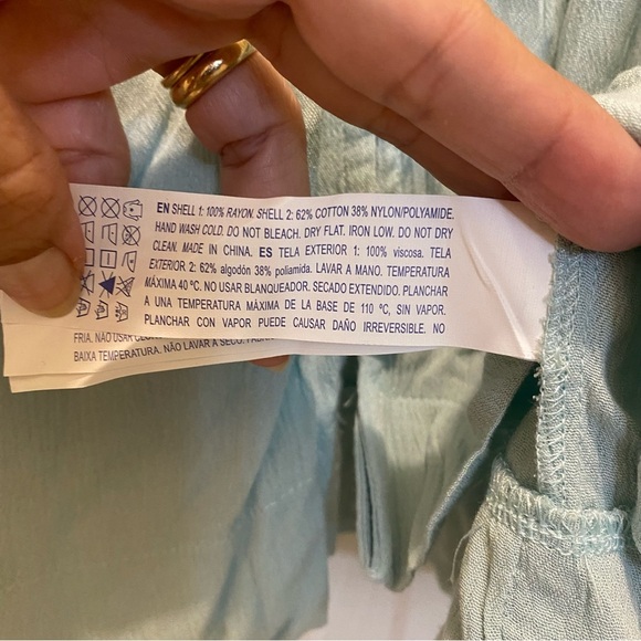 NWT Forever 21 mint top long sleeves - Picture 7 of 8